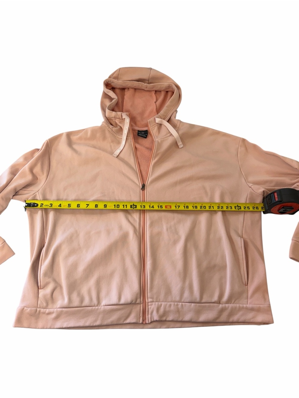 Nike Blush Pink Full‑Zip Hooded Women's Sweatshirt - Picture 6 of 8